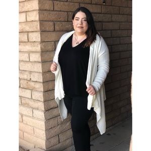 White Knit Cardigan
